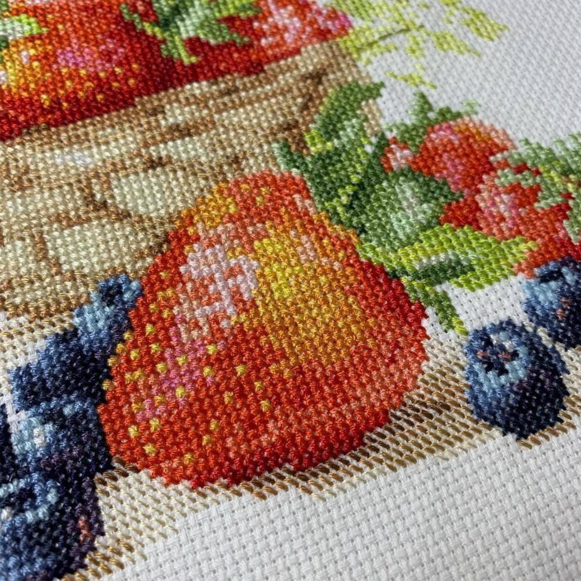 Alisa Strawberries Cross Stitch Kit